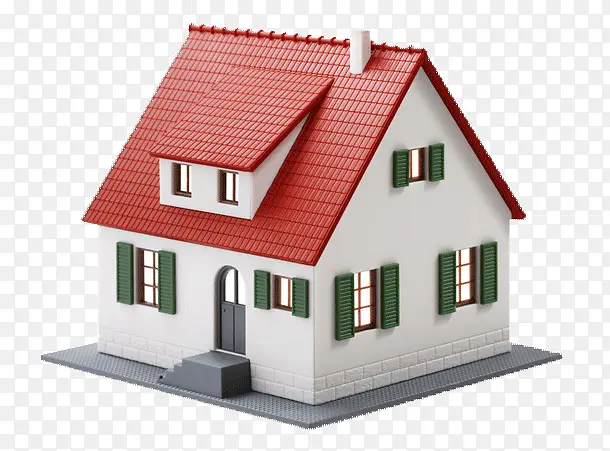 房子模型卡通素材