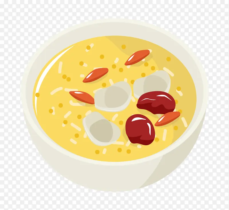 美味的养生食物插画
