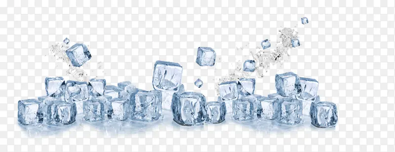 冰  堆积 单色 方块