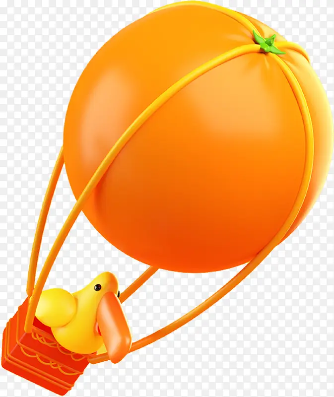 礼物 气球 橘色  小鸟 旅游 氢气球