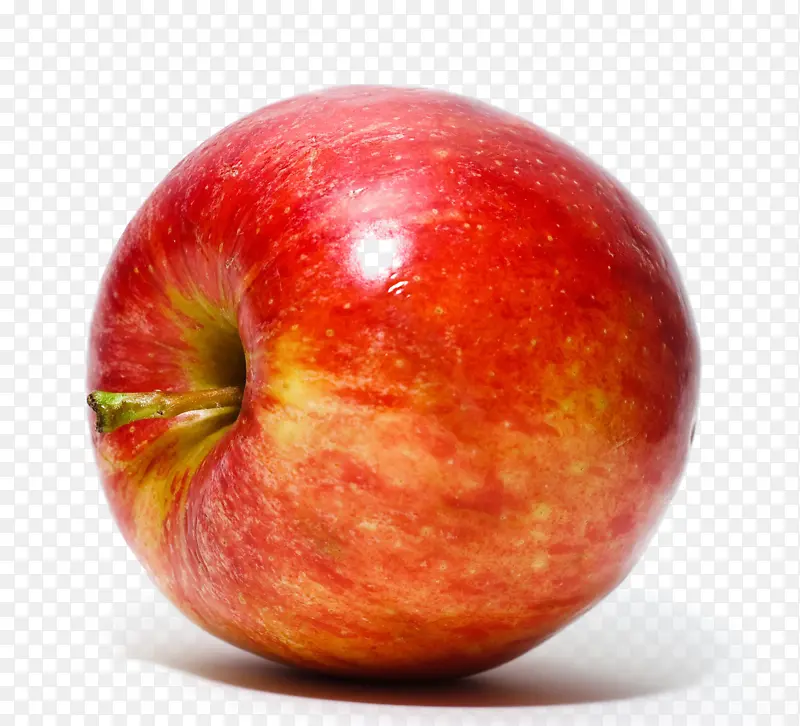 鲜红的苹果一个