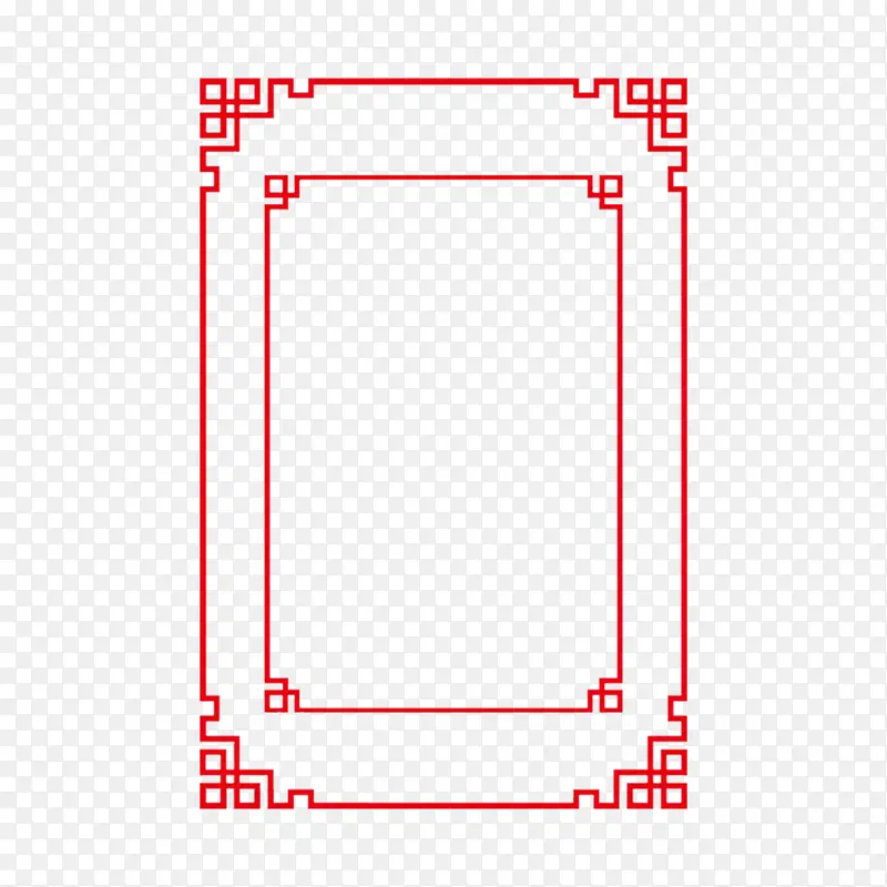 边框线框中式边框装饰元素