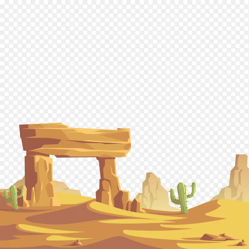 沙漠旅游风景
