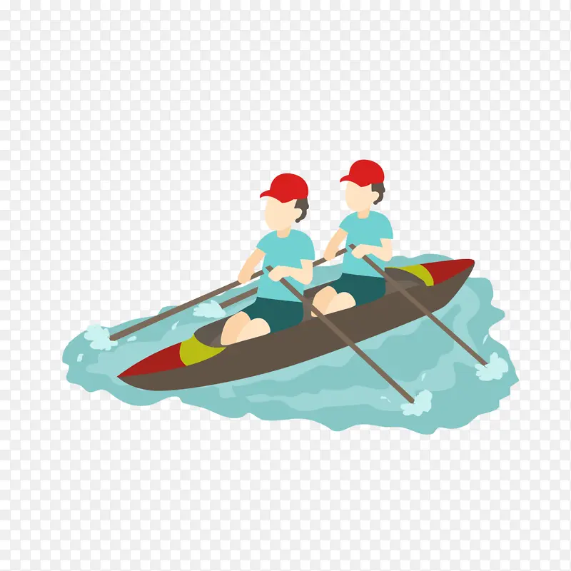 男子双人划艇比赛