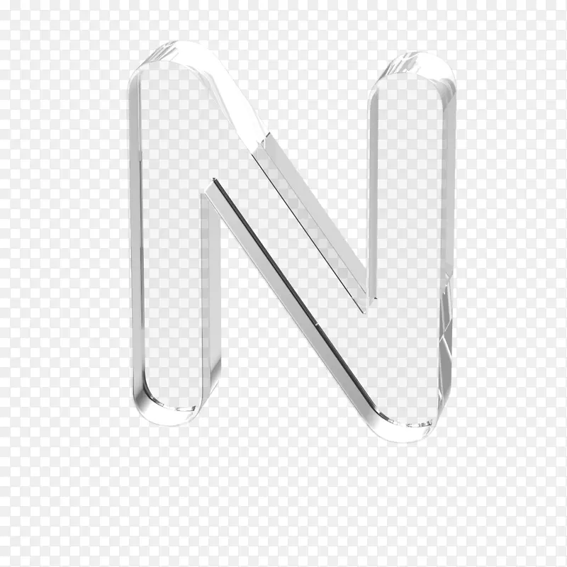 立体水晶透明字母nnnn