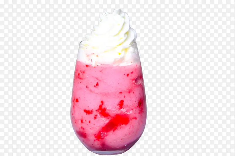 西西草莓优乐冰饮品