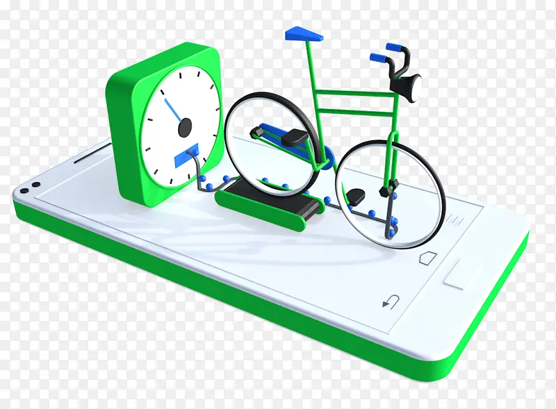 三维手机自行车模型C4D