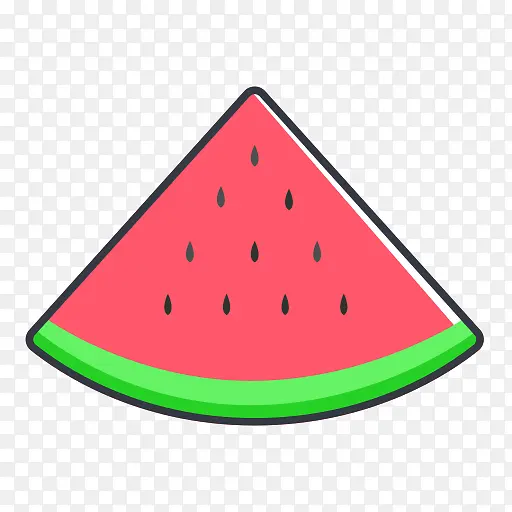 一块 西瓜 PNG 免扣