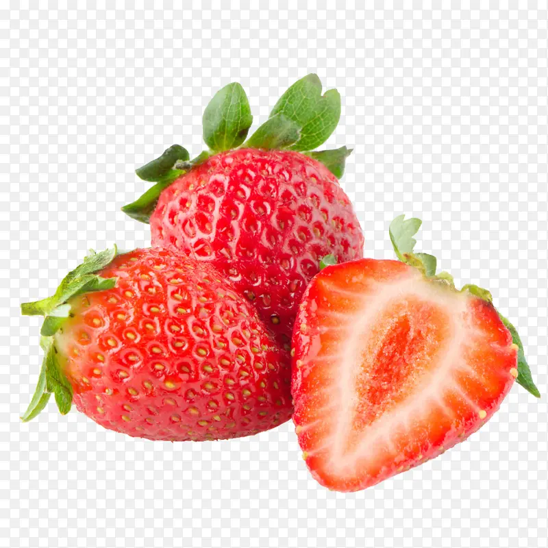 草莓色泽均匀