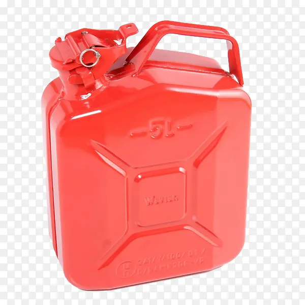 红色容器水桶