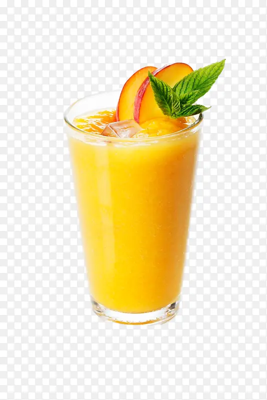 黄桃果汁透明图