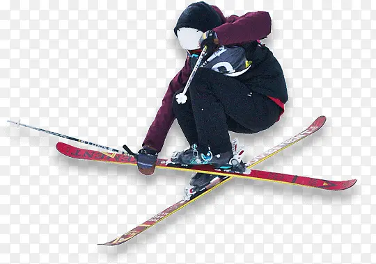 滑雪的动作元素