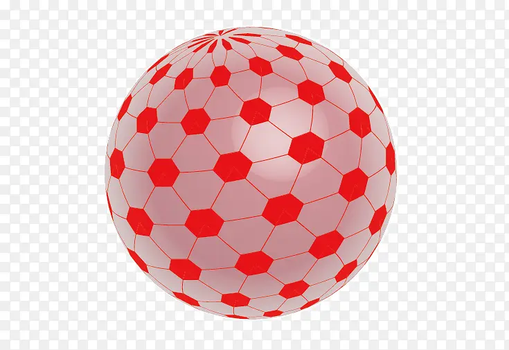 科技感 矢量球体 足球
