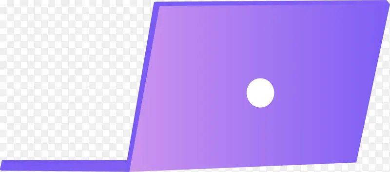 紫色几何笔记本电脑