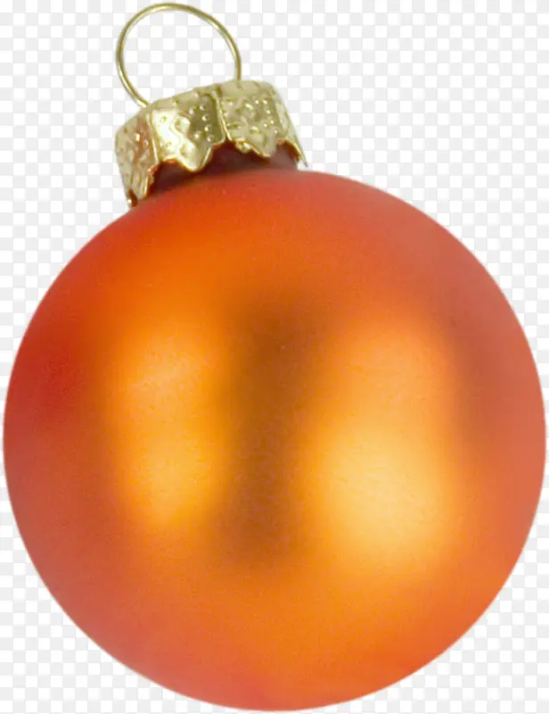 圣诞节橘色球装饰