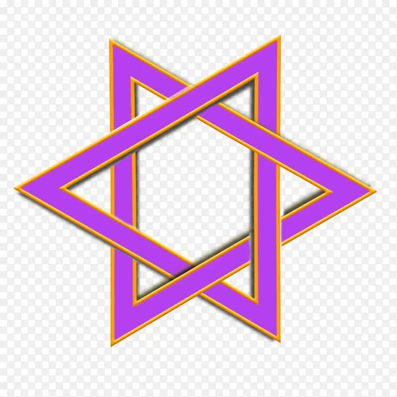 紫色立体三角套压