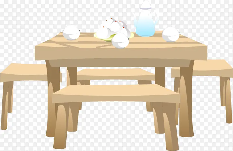 桌椅茶具古代