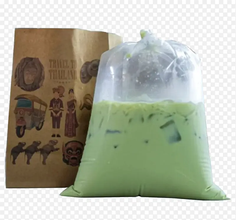 泰式绿茶素材