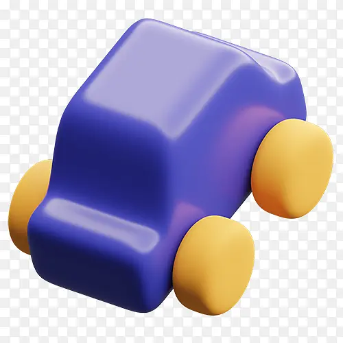 游戏3d图标玩具车