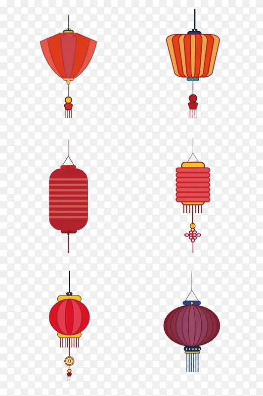 中国风新年装饰元素-灯笼2