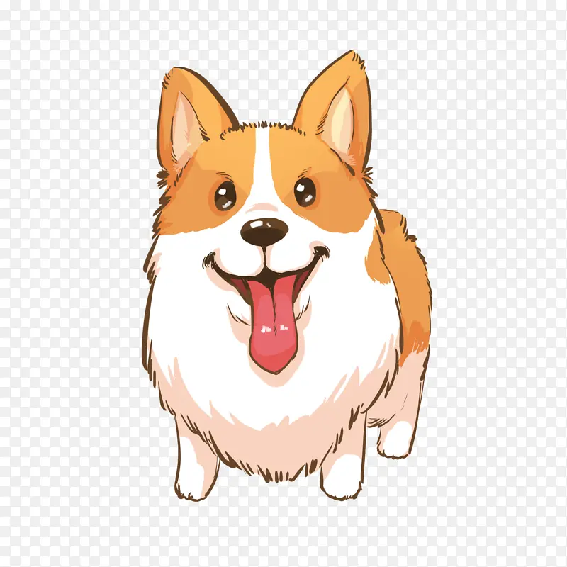 柯基 狗狗 卡通PNG图片素材下载_图片编号ynggknzk-免抠素材网