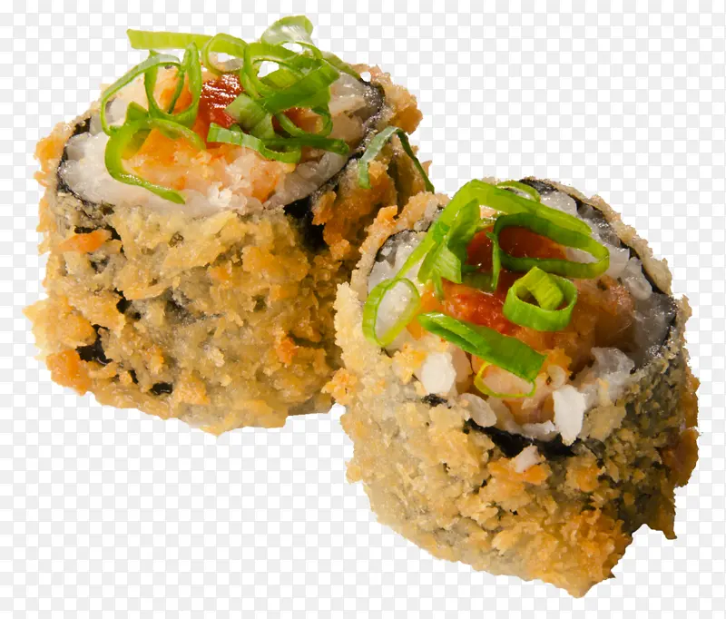 油炸的日本寿司