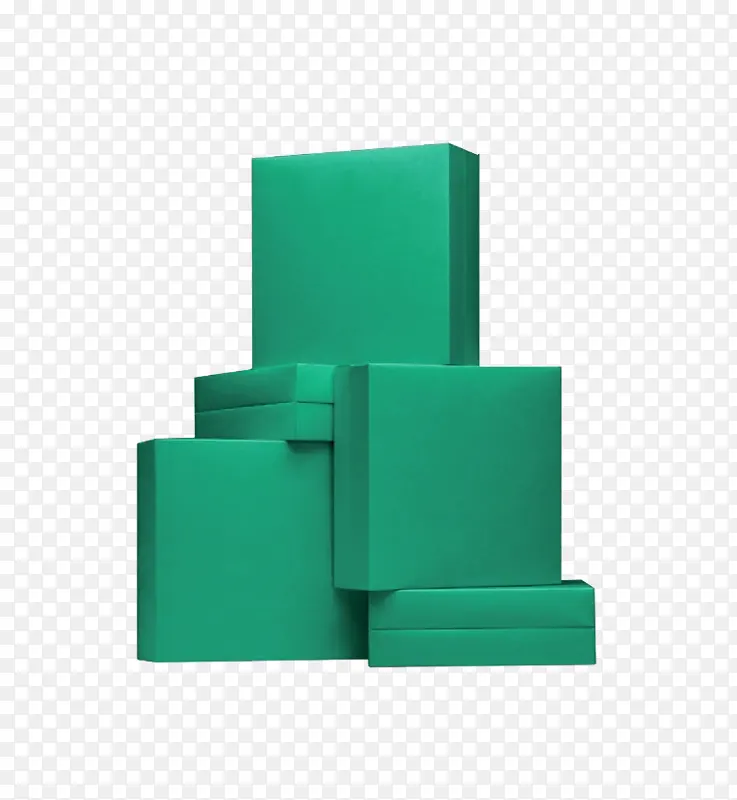 礼物盒子 绿色