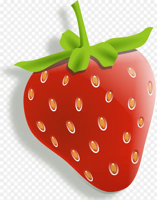 卡通水果草莓水果植物图片