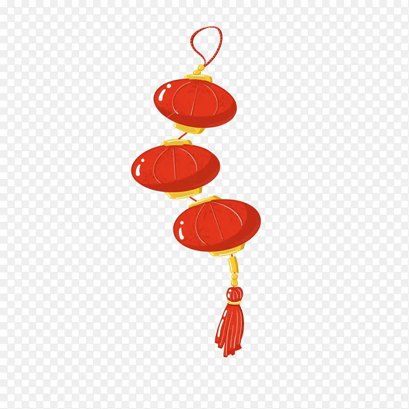 中国风灯笼古风装饰PNG透明免抠素材