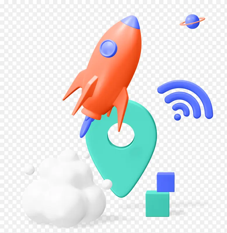 c4d建模火箭航天元素