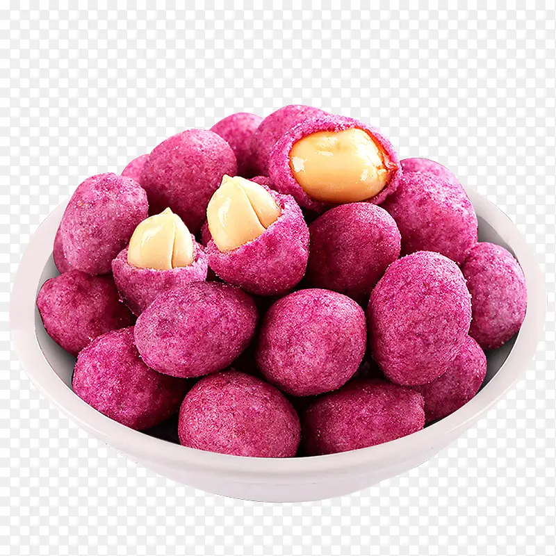 紫薯花生小零食