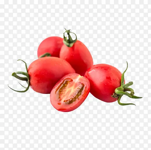 圣女果小番茄红色