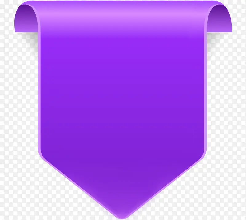 紫色旗标/标签