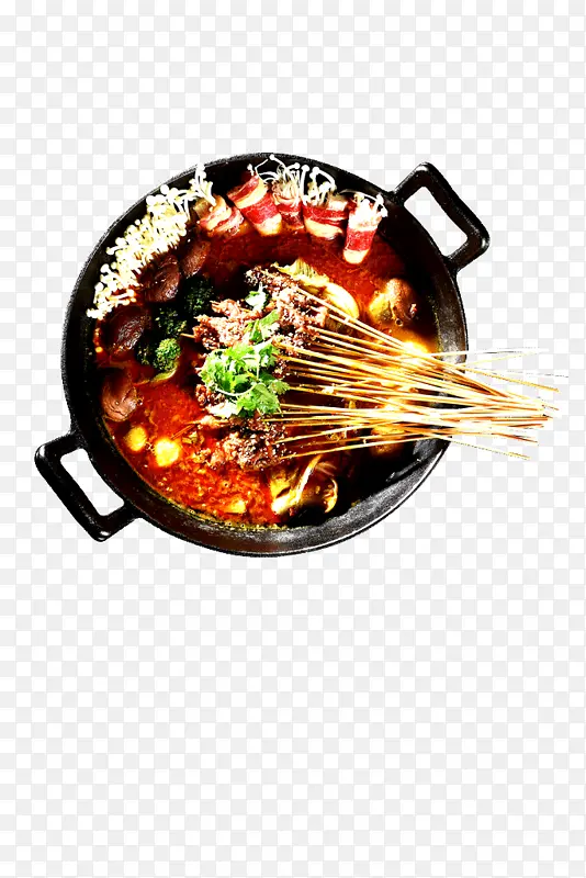 串串香火锅。