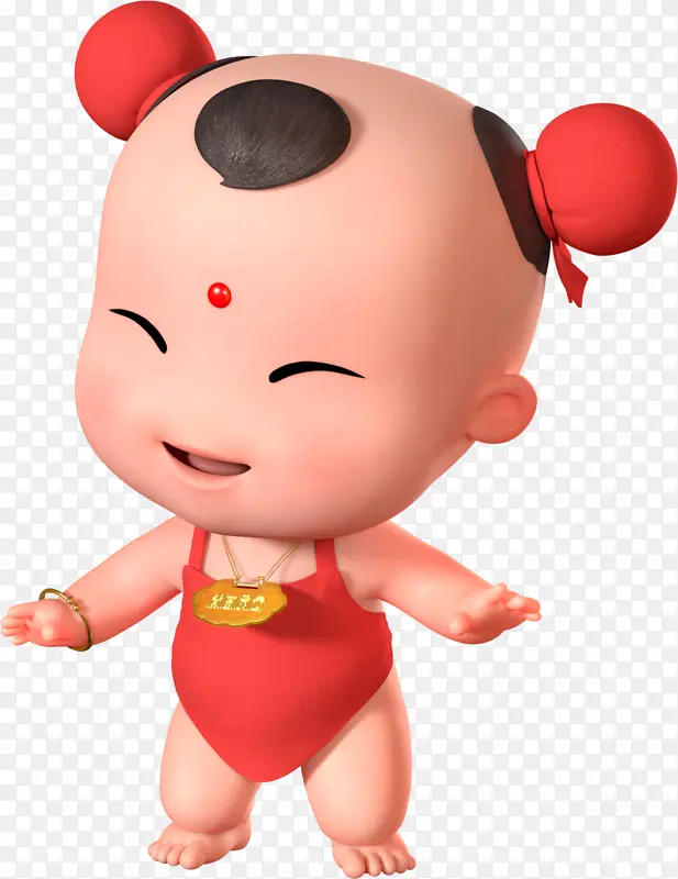 招财童子福娃吉祥Q版国漫动漫喜庆