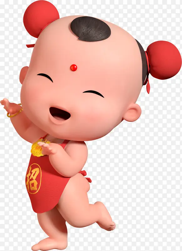 招财童子福娃吉祥Q版国漫动漫喜庆