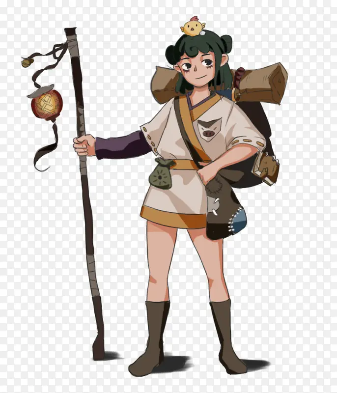 随时出发旅行的女孩
