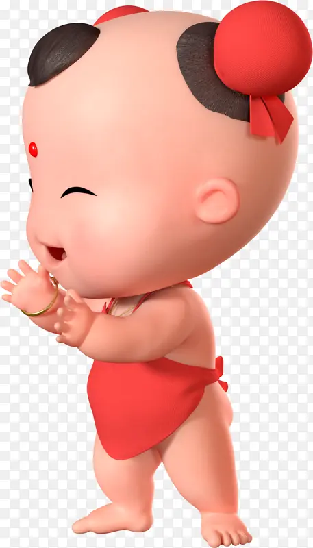 招财童子福娃吉祥Q版国漫动漫喜庆