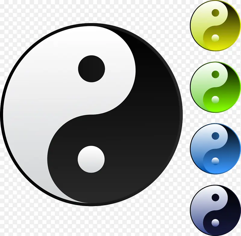 太极阴阳图标图片PNG图片素材下载_图片编号qvrrjzbp-免抠素材网