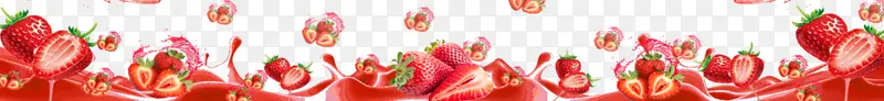 草莓液体流淌边框