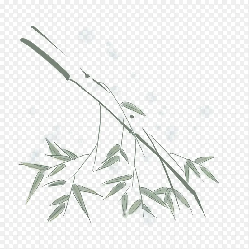 青竹竹叶配饰PNG图片素材下载_图片编号qlgglzjo-免抠素材网