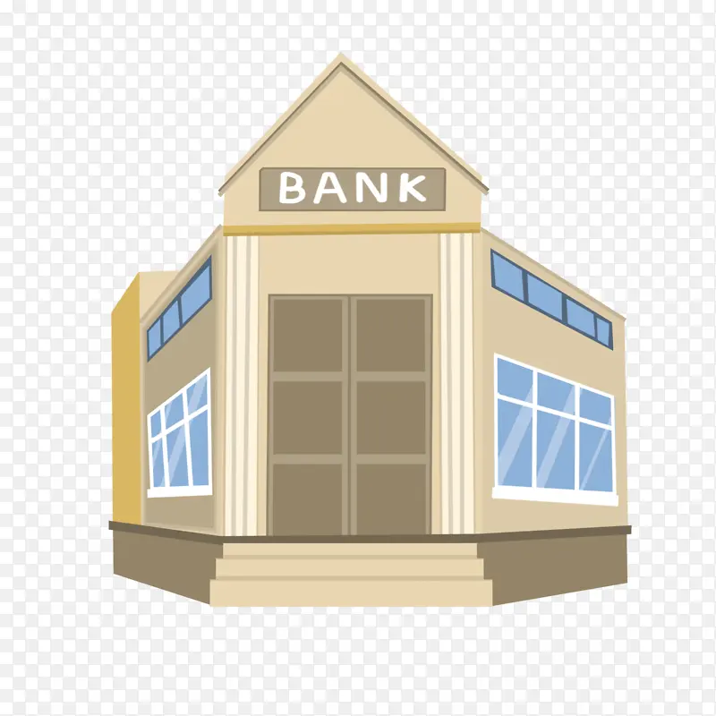办公楼银行建筑蛔