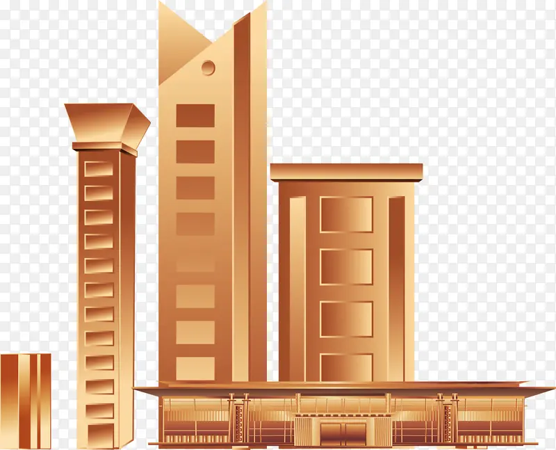 新中式建筑元素PNG