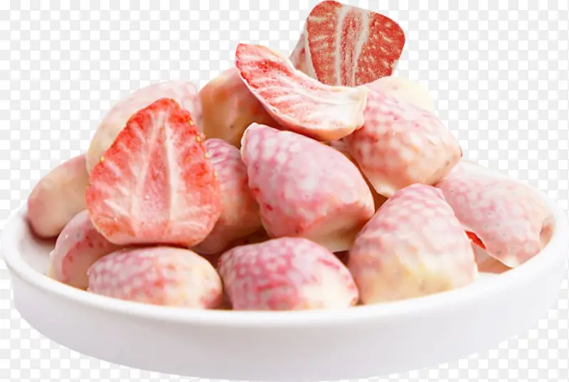 奶油冻干草莓