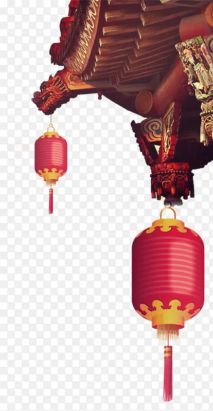 中国风红色宫殿屋檐PNG图片素材下载_图片编号qgjjvvmo-免抠素材网