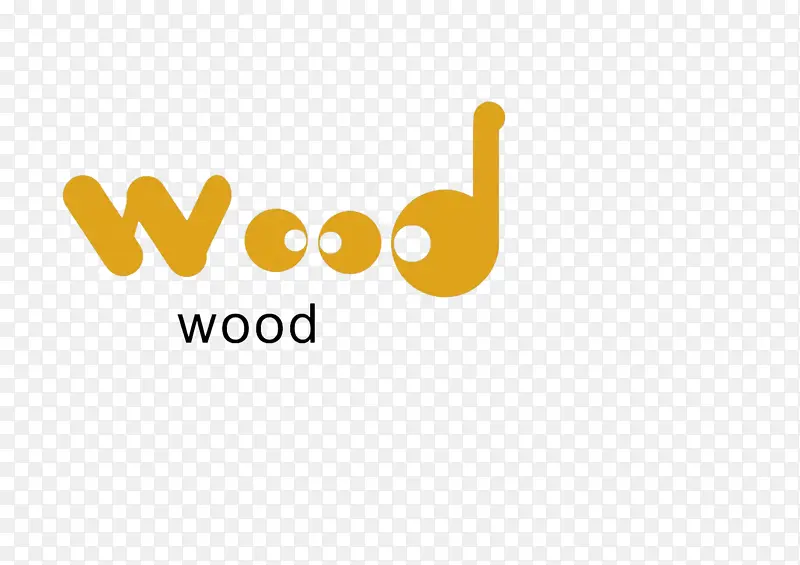 wood卡通字体设计