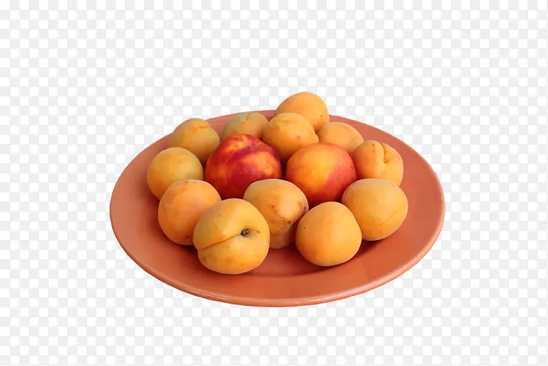 食物美味桃子水果盘
