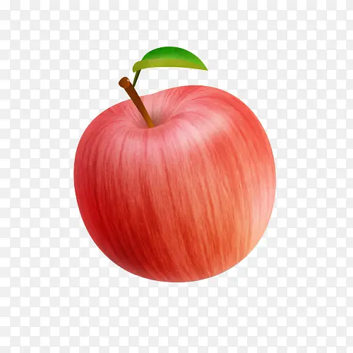 单个苹果正面