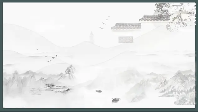 黑白 水墨  江南 水乡 回忆