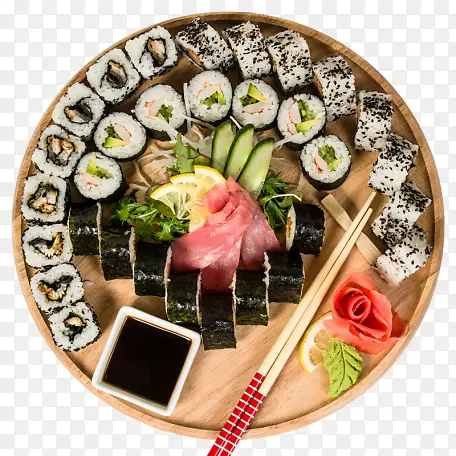 寿司拼盘美食